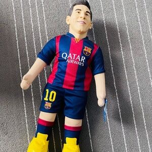 FC Barcelona - Lionel Messi Plush Doll, Collector's Item, Great Condition!